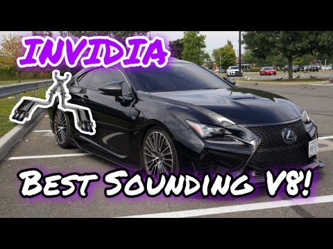 Lexus RCF Gets Invidia Q300 Exhaust!| Best Sounding V8?!