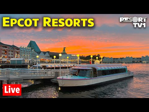 🔴Live: Friday Night Live at the Epcot Resorts & Park Hopping - 7-25-25 - Walt Disney World