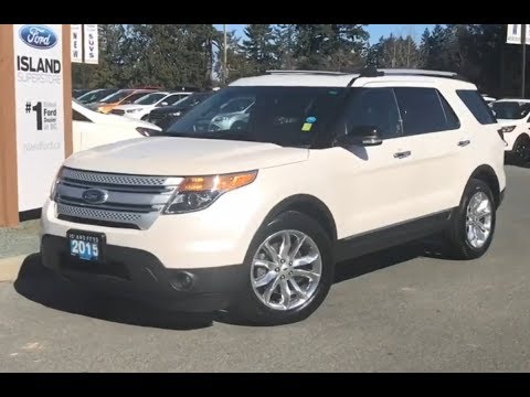 2015 Ford Explorer XLT W/ moonroof, Backup Camera, AWD Review| Island Ford
