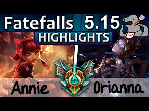 [Highlights] Fatefalls - Annie vs Orianna - Mid - Master S5 | 24