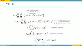 Lecture 14: Deep Learning - Object Detection (Part 2)