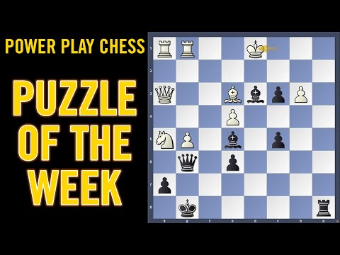 Chess puzzle of the week - Black to play | Vladimir Fedoseev vs Salem Saleh, Sharjah Masters 2024
