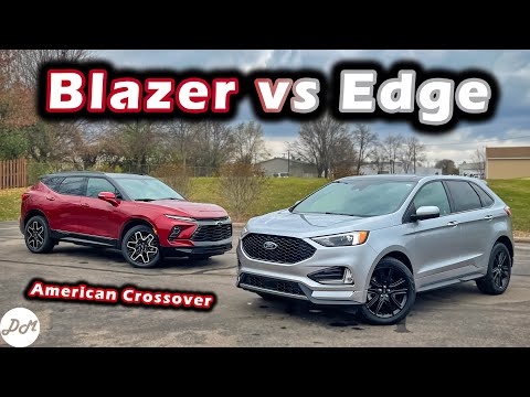 Chevy Blazer vs Ford Edge – 2022 Midsize American Crossovers Faceoff