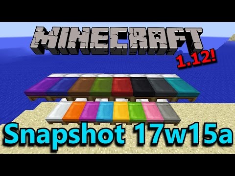 Minecraft 1.12 Snapshot 17w15a- Colored Beds, Bug Fixes!