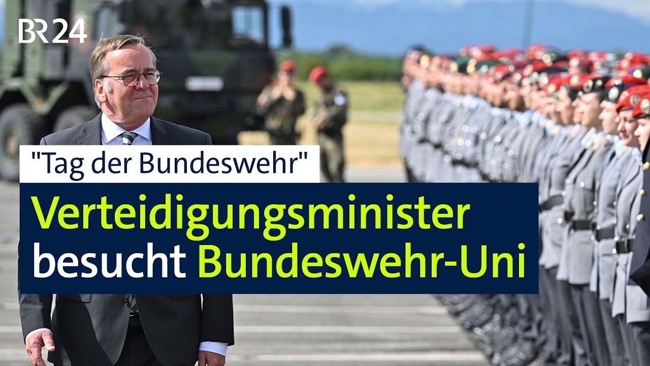 Verteidigungsminister Pistorius besucht Bundeswehr-Uni | BR24