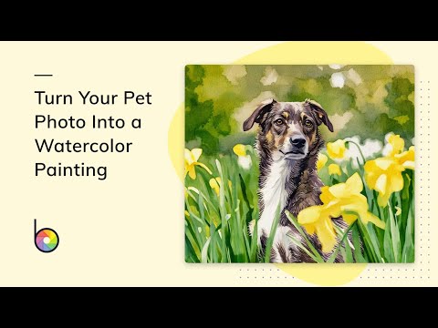Turn Any Photo Into a Watercolor Painting in Seconds | Easy Photo to Art Tutorial
