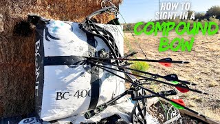 How to Sight in a Hunting Bow!