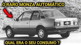 QUAL ERA O CONSUMO DO MONZA EQUIPADO COM CÂMBIO AUTOMÁTICO ?