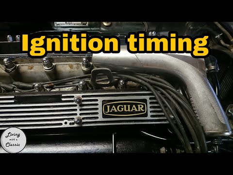 How do I find the ignition timing in Jaguar XJ12