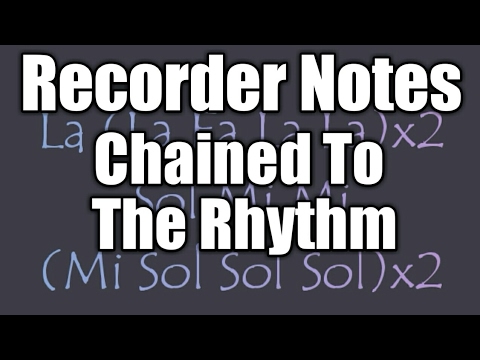 Chained To The Rhythm-Recorder Notes | Katy Perry