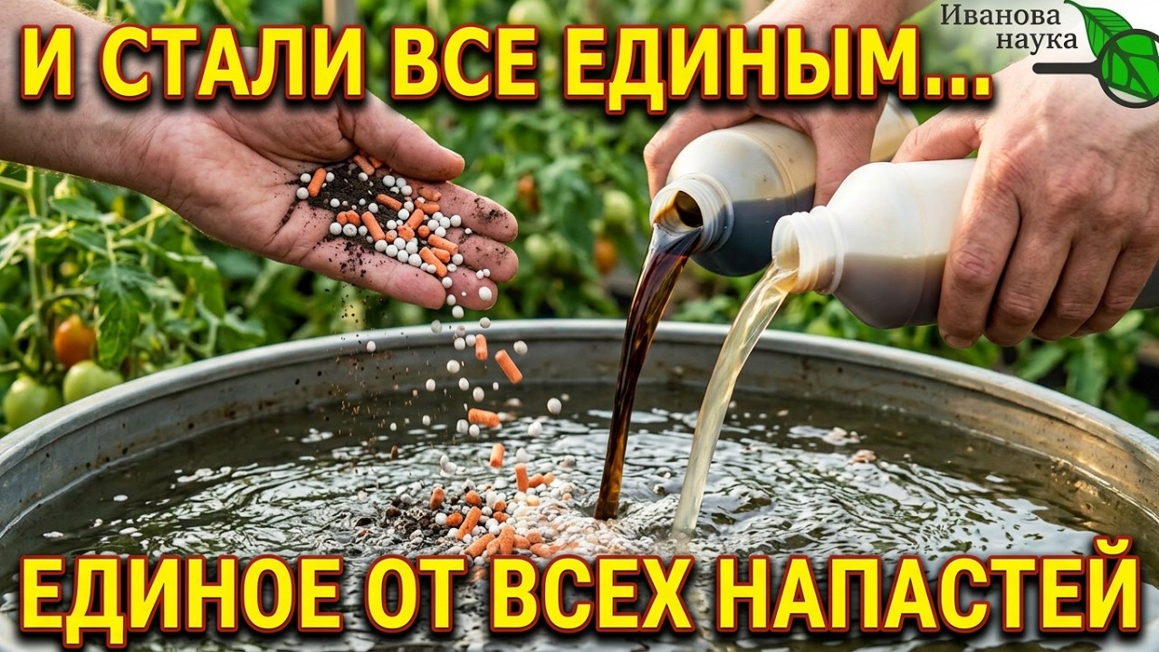 🔥 СИЛЬНЕЕ СРАЗУ В 100 РАЗ! Самые лучшие смеси удобрений и препаратов
