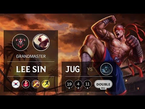 Lee Sin Jungle vs Karthus - KR Grandmaster Patch 9.9