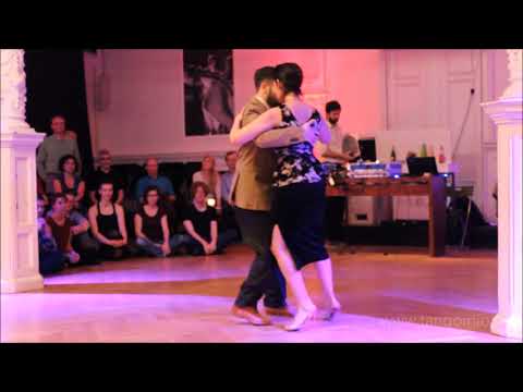 Cecilia Acosta & Levan Gomelauri   Pensalo bien   D'Arienzo @ TangoMio StudilLonga, Halle Saale, Ger