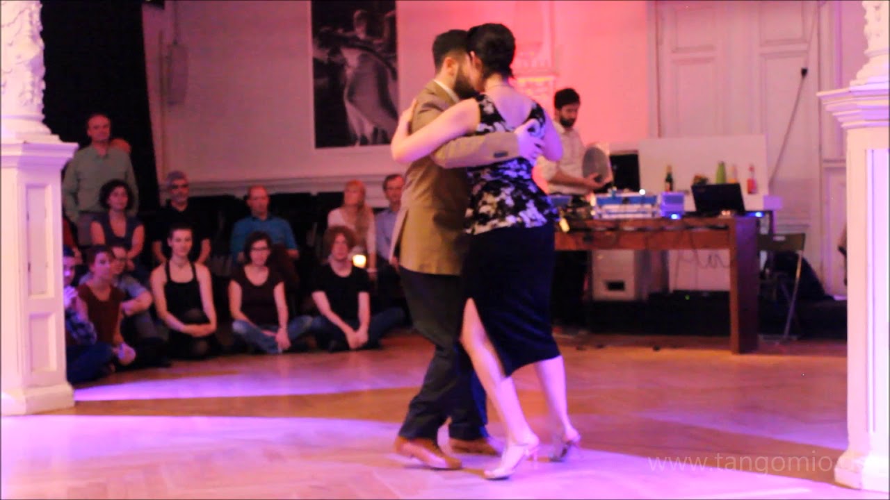 Cecilia Acosta & Levan Gomelauri   Pensalo bien   D'Arienzo @ TangoMio StudilLonga, Halle Saale, Ger