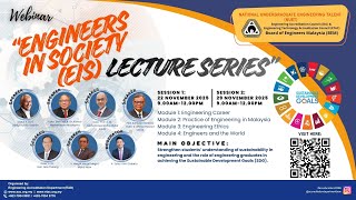 WEBINAR “ENGINEERS IN SOCIETY (EIS) LECTURE SERIES"