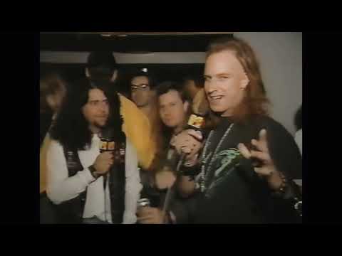 Faith No More - MTV Interview 1990.12.15 RIP Magazine Party 8Headbangers Ball Full HD Remastered)