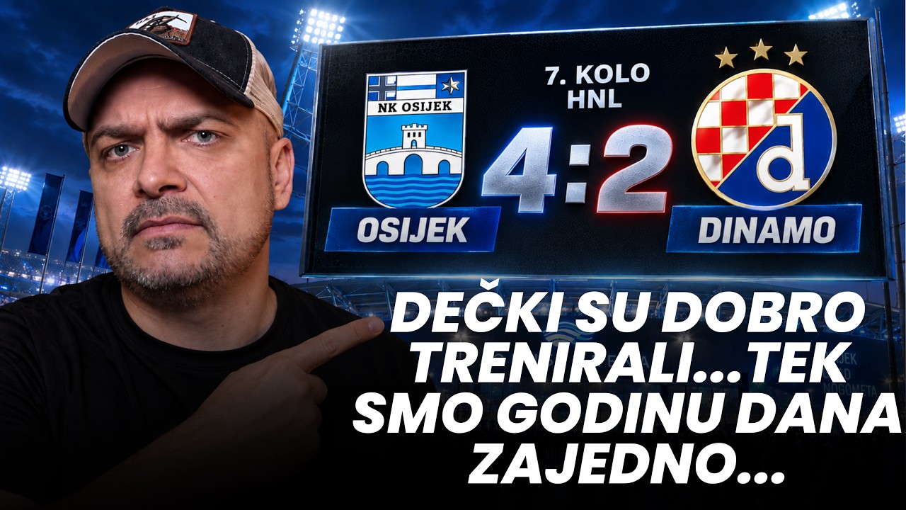 OSIJEK vs DINAMO 4:2! DINAMO POTUČEN DO NOGU!