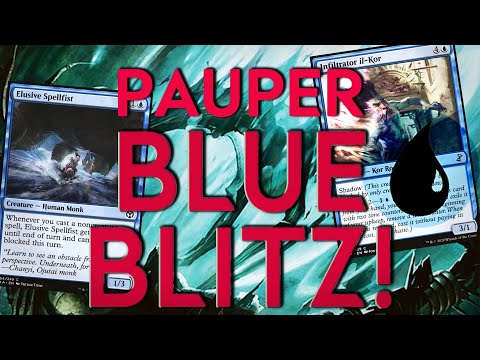 Blue BLITZ! - A new blue aggro list | MTG PAUPER