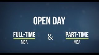 Open Day Full-Time & Part-Time MBA Programs