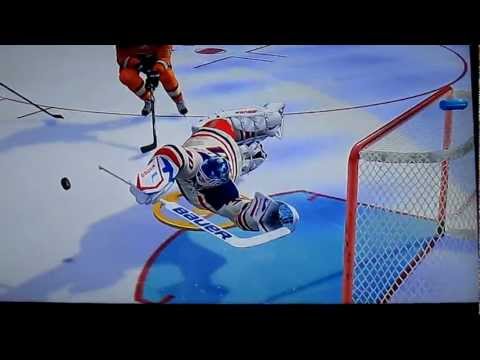 NHL 13 Huge Save by Lundqvist!