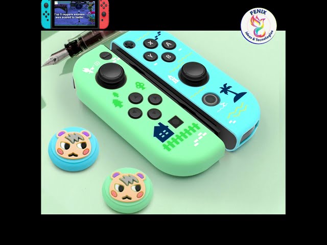Vídeo relacionado con GeeRic Funda compatible para Switch Lite, Accesorio 8 piezas silicona funda y 2 pieces Protector de Pantalla compatible para switch lite,4 tapas de pulgar y agarre de almacenamiento(Pata de gato Rosa)