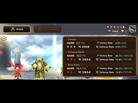 Summoners War - Guardian Arena Rush | No Lushen| 07-13-2020