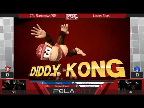 CFL Smackdown 152 WiiU - Kiki (Diddy Kong) vs Diz (Sonic) - Losers Semis