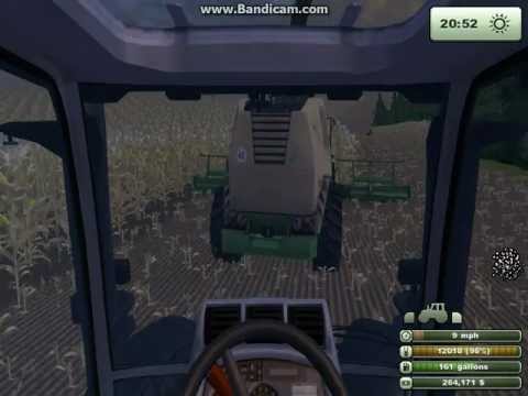 FarmingSimulator2013 cutting maize