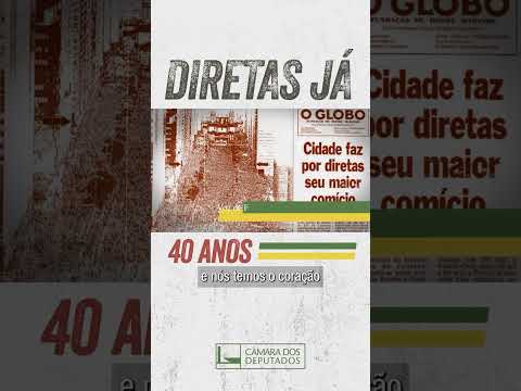 Diretas Já - Fernando Henrique Cardoso #shorts