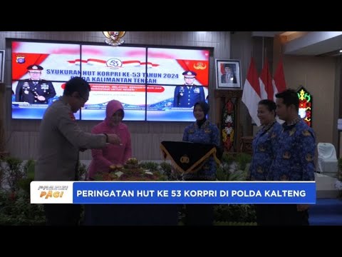 PERINGATAN HUT KE-53 KORPRI DI POLDA KALTENG