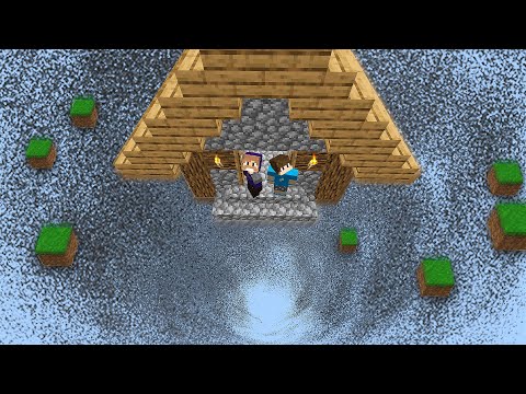 MEGA TORNADO vs MINECRAFT (deu ruim)
