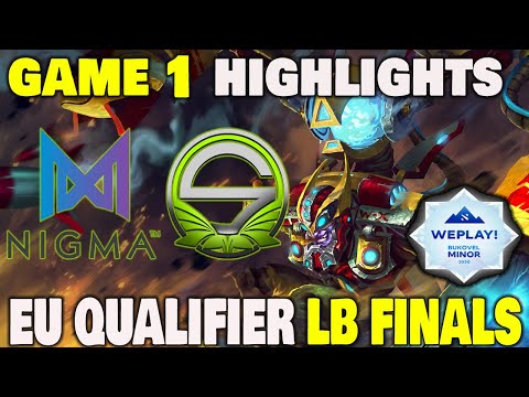 NIGMA VS TEAM SINGULARITY GAME 1 Bukovel Minor EU Qualifier Lower Bracket Finals