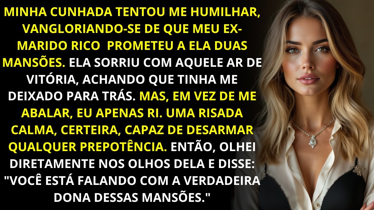 Minha cunhada, casada com meu ex-marido rico, tentou me humilhar, mas o destino virou o jogo!