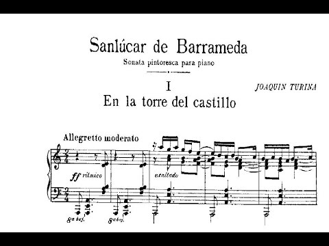 Joaquín Turina: Sanlúcar de Barrameda Op. 24 (1921)