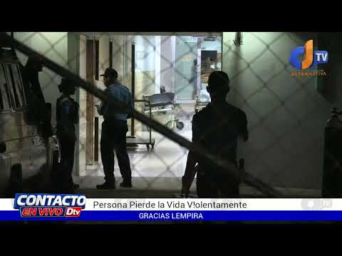 Una Persona Pierre La Vida V!olentamente en Gracias Lempira