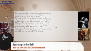 Aqualung - Jethro Tull Drums Backing Track with chords and lyrics