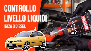 Youtube thumbnail of video "Controllo e rabbocco livello liquidi Ibiza 3 1.4 TDI 📏"