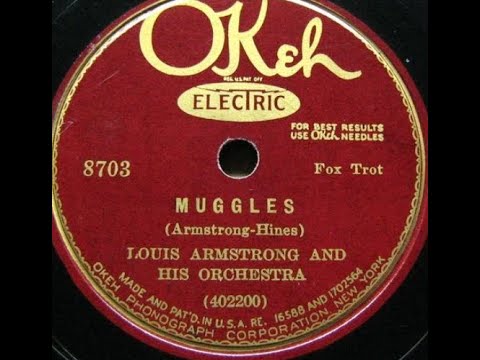 "Muggles" Louis Armstrong & His Orchestra with Earl Hines (1929) Zutty Singleton, classic jazz '20s