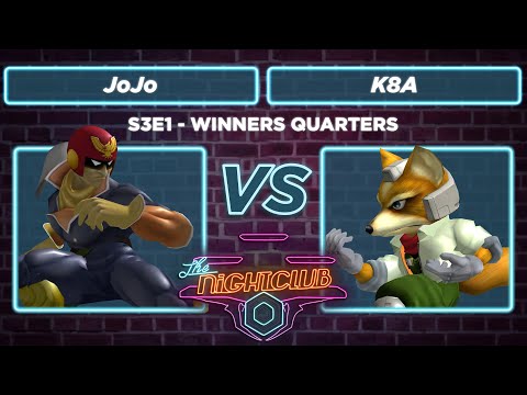 The Nightclub S3E1: JoJo (Falcon) vs K8A (Fox) - Winners Quarters SSBM