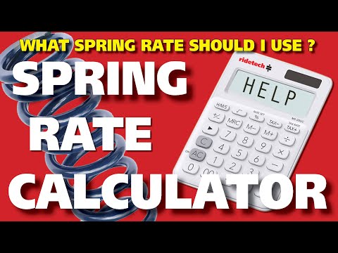 Choosing Springs For Your Hot Rod | Spring Rate Calculator