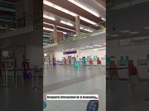 Espera en el Aeropuerto Internacional de la Araucanía, cerca de Temuco🇨🇱 #airport #temuco #travel
