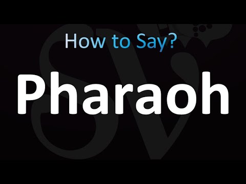 How to Pronounce Pharaoh in English