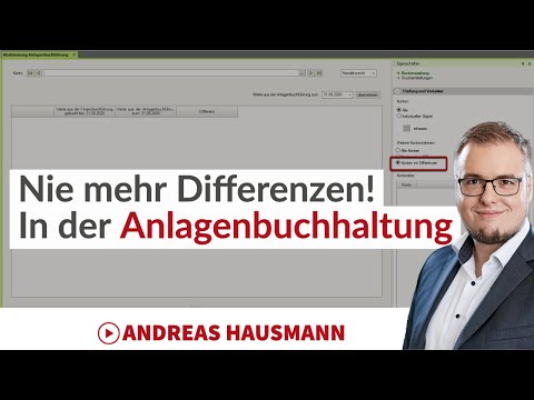 Nie mehr Differenzen in der Anlagenbuchhaltung in DATEV Rechnungswesen