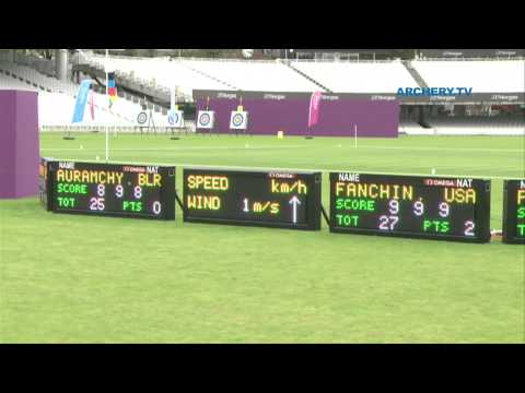 Andrei Auramchyk v Joe Franchin – recurve men’s 1st round | London 2012 Olympic Test Event