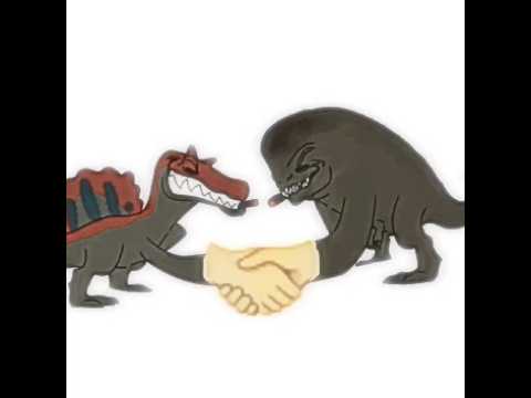 D-rex and Spinosaurus🤝