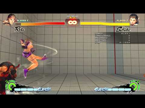 [SSF4AE]_Sakura_Uryo's Crossup(only corner)