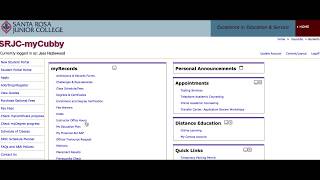 SRJC Student Portal Help