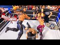 Roman Reigns Vs Edge Vs Daniel Bryan WrestleMania 37 Action Figure Match Universal Championship