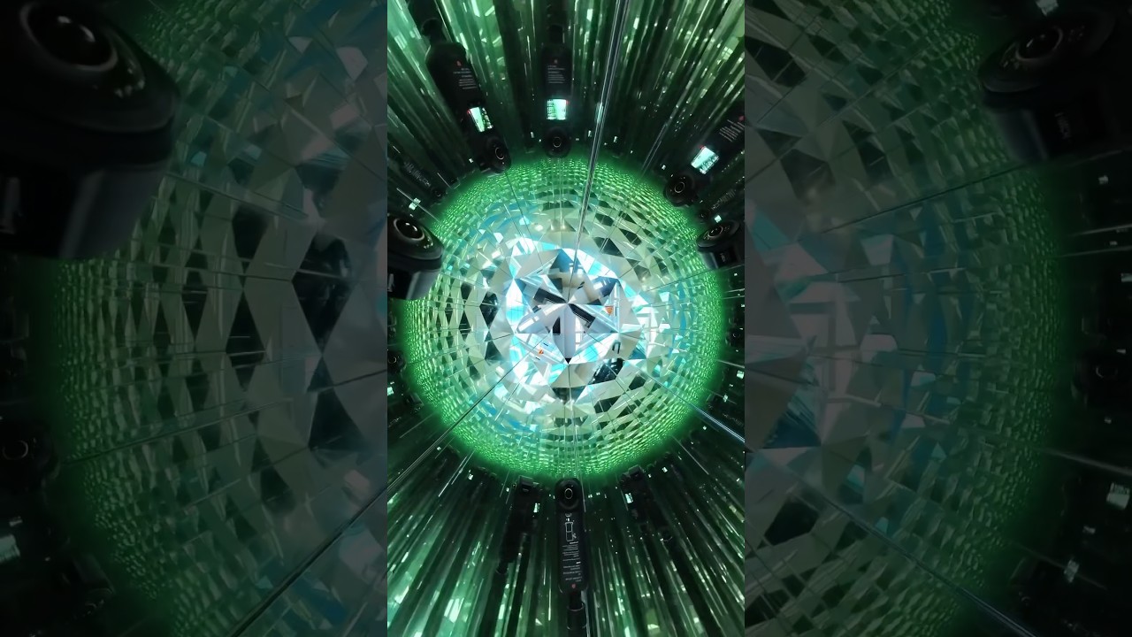 Mirror optical illusion #museumofillusions_atlanta @insta360  #atlanta #illusion #mirror #magic