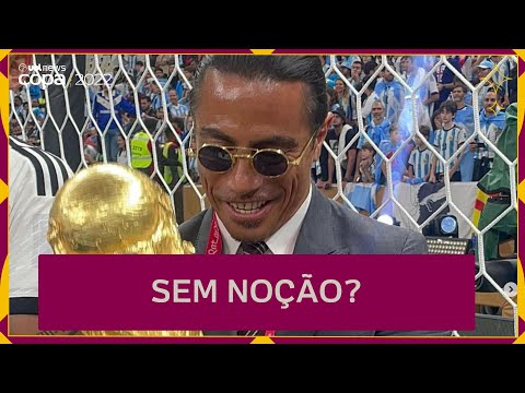 Como chefe da carne com ouro tentou roubar a cena na final da Copa do Mundo